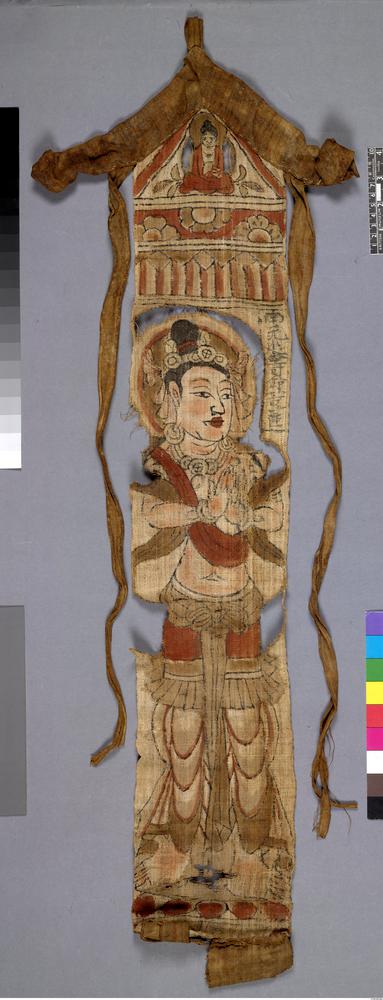 图片[1]-banner; painting; 幡(Chinese); 繪畫(Chinese) BM-1919-0101-0.149-China Archive